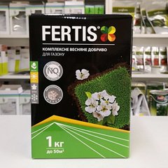 Фото 1 - Минеральное удобрение для газона весеннее Fertis (Фертис) NPK 15-0-0+Fe 1 кг