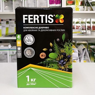 Фото 1 - Мінеральне добриво для хвойних рослин Fertis (Фертіс) 1 кг