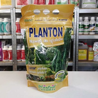 Фото 1 - Плантон (Planton) добриво для хвойних рослин, гранули 1 кг